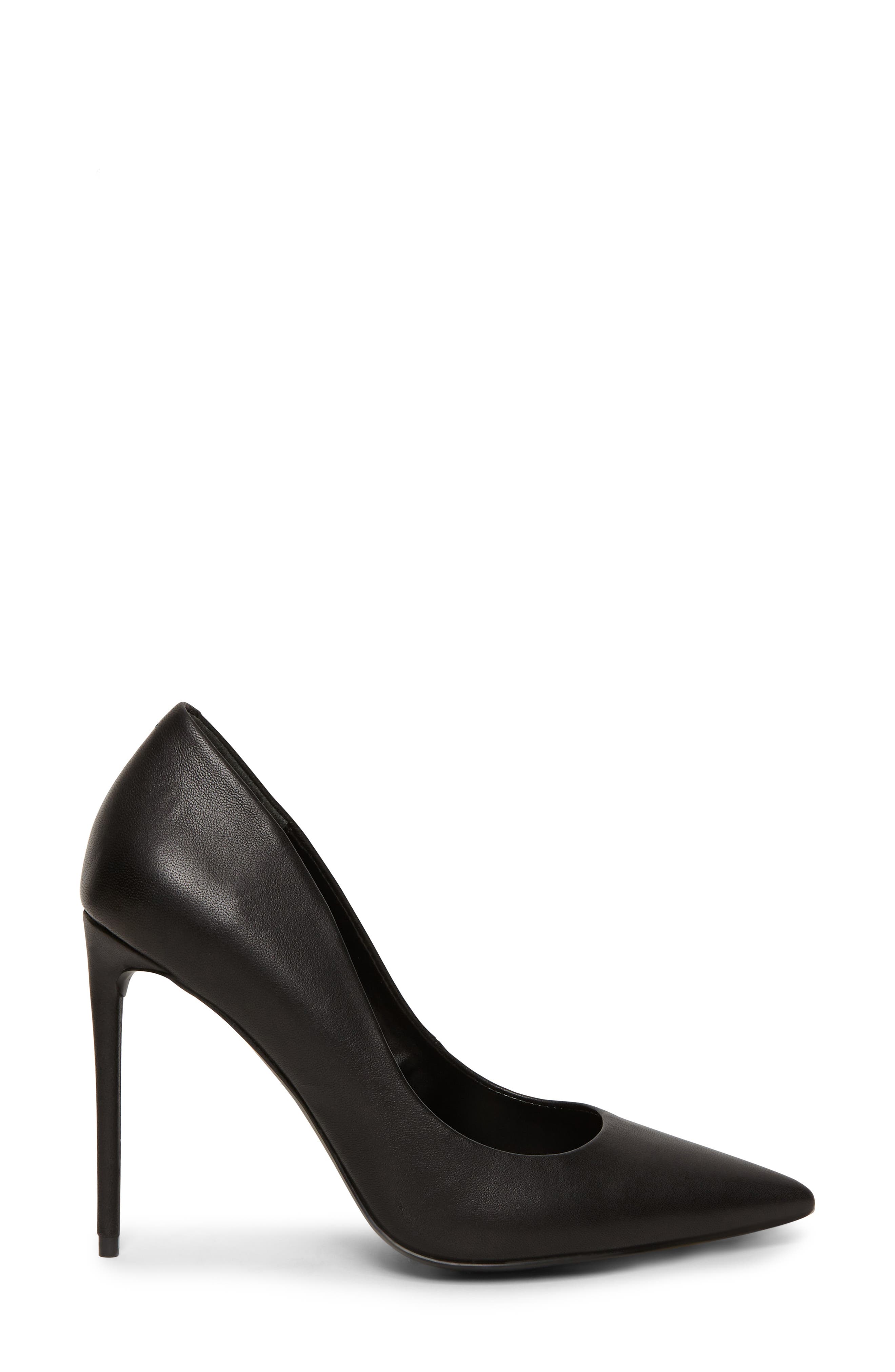 Vala Pointed Toe Pump, Alternate, color, BLACK LEATHER