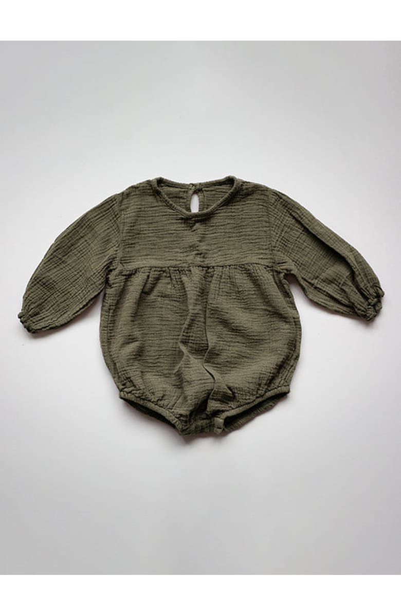 The Simple Folk The Meadow Romper, Main, color, Olive