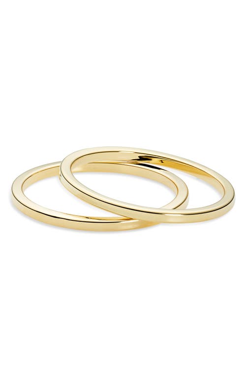 NORDSTROM NORDSTROM SET OF 2 SQUARE EDGE BANGLES