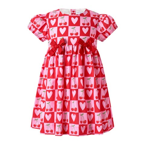 Cherry Heart Bow Dress