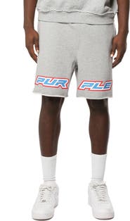 PURPLE BRAND Cotton Fleece Shorts