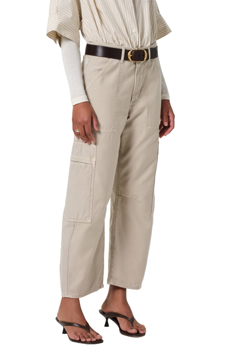 Citizens of Humanity Marcelle Low Rise Barrel Cargo Pants, Main, color, Burnished Quartz