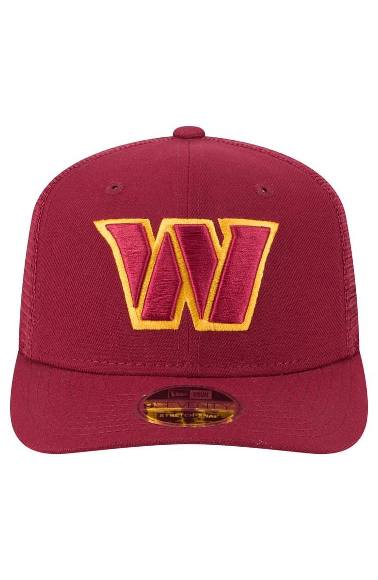 New Era Men's New Era  Burgundy Washington Commanders Team Collection 9SEVENTY Stretch-Snap Adjustable Hat, Alternate, color, Burgundy