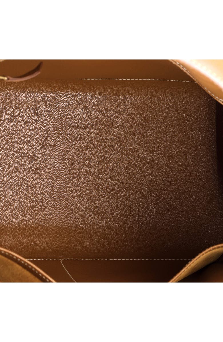 Pre-Owned Hermes Kelly Handbag Brown Courchevel with Gold Hardware 32, Alternate, color,