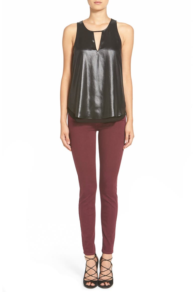 Denim 'Transcend - Verdugo' Ultra Skinny Jeans, Alternate, color, SWEET WINE
