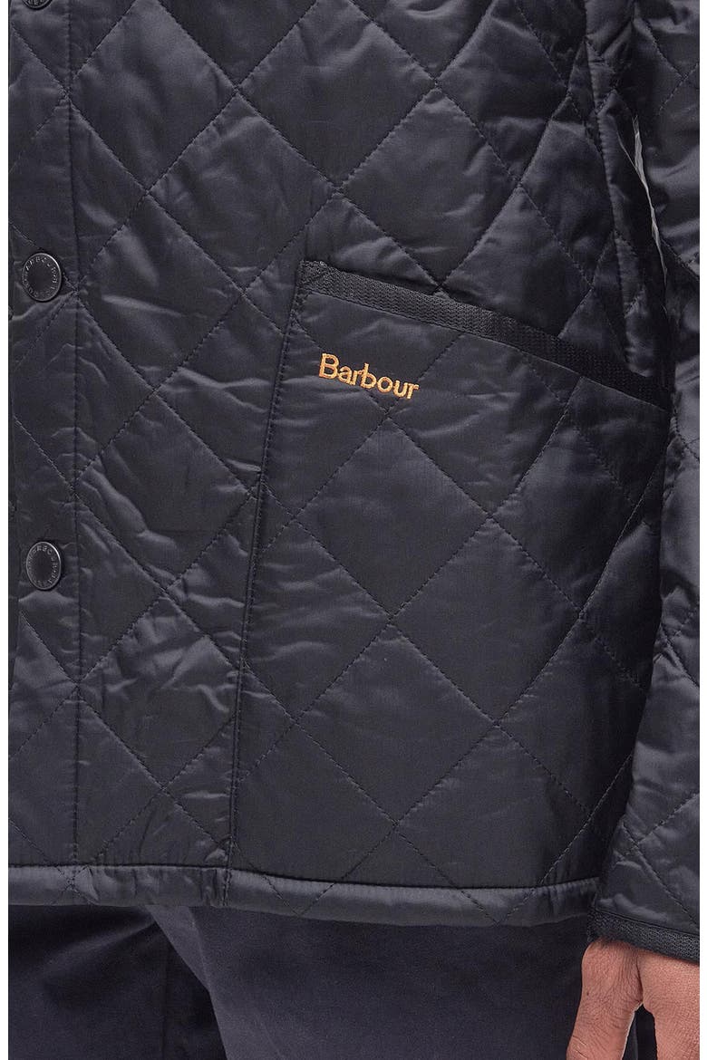 Heritage Liddesdale Quilted Jacket, Alternate, color, BLACK