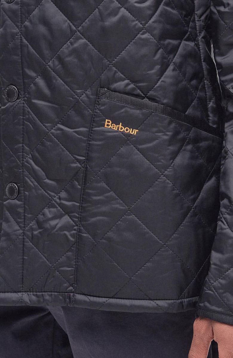 Barbour Heritage Liddesdale Quilted Jacket, Alternate, color, Black