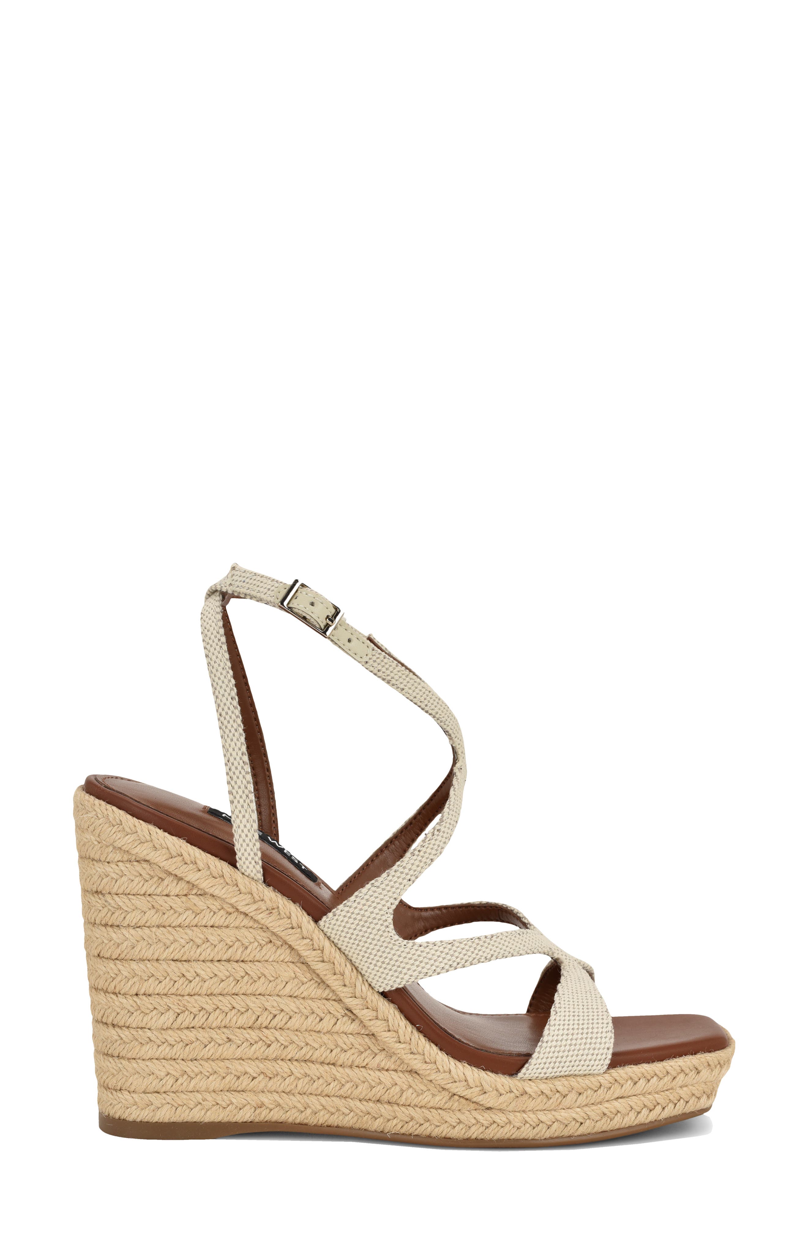 Nine West Adriane Platform Wedge Sandal, Alternate, color, 