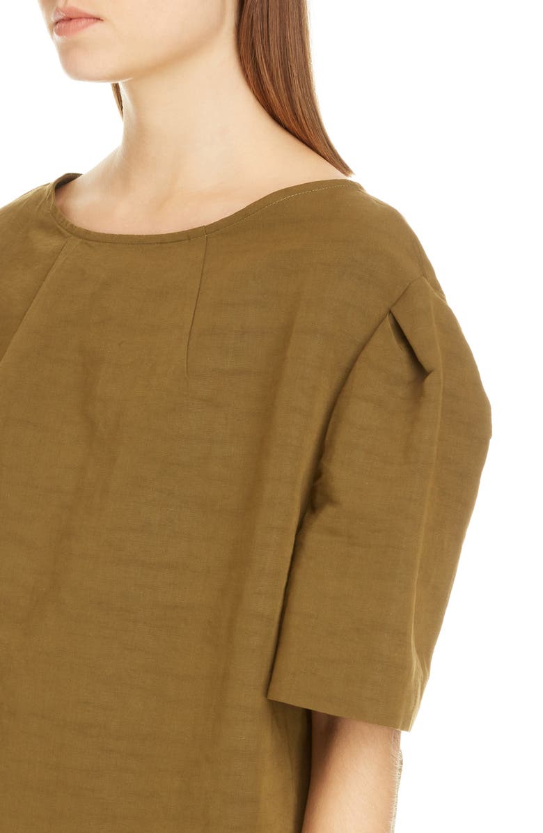 Dries Van Noten Creoly Linen & Cotton Top, Alternate, color, 