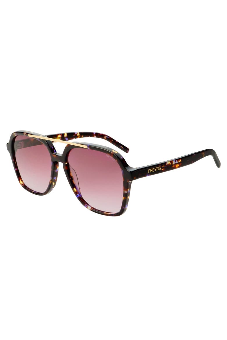 Spencer Aviator Sunglasses, Alternate, color, Lavender
