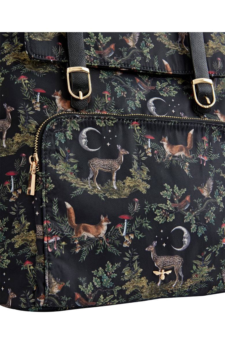 Fable England A Night's Tale Woodland Backpack Midnight, Alternate, color, Black