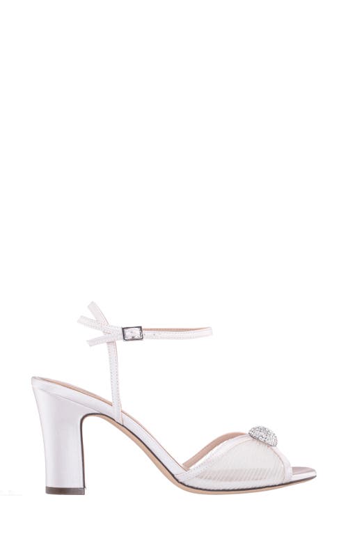 Nina Allyce Ankle Strap Sandal In White