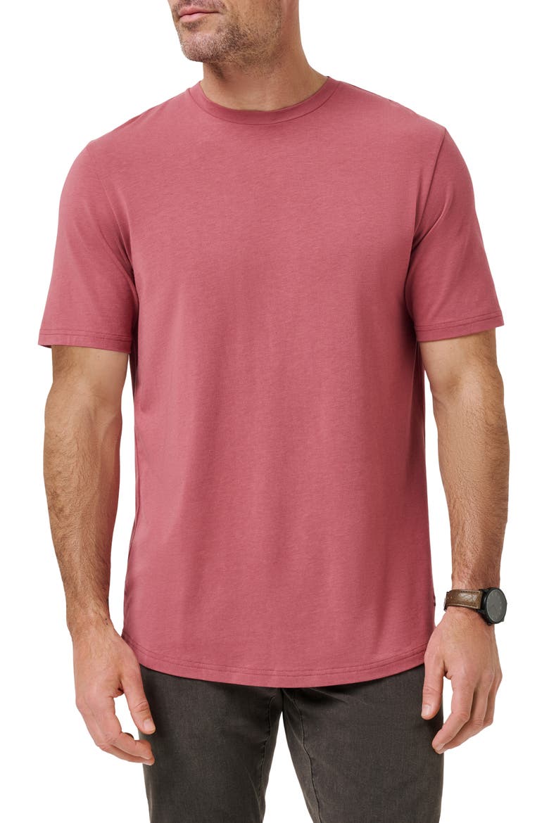 Cloud Crewneck T-Shirt, Main, color, ROAN ROUGE