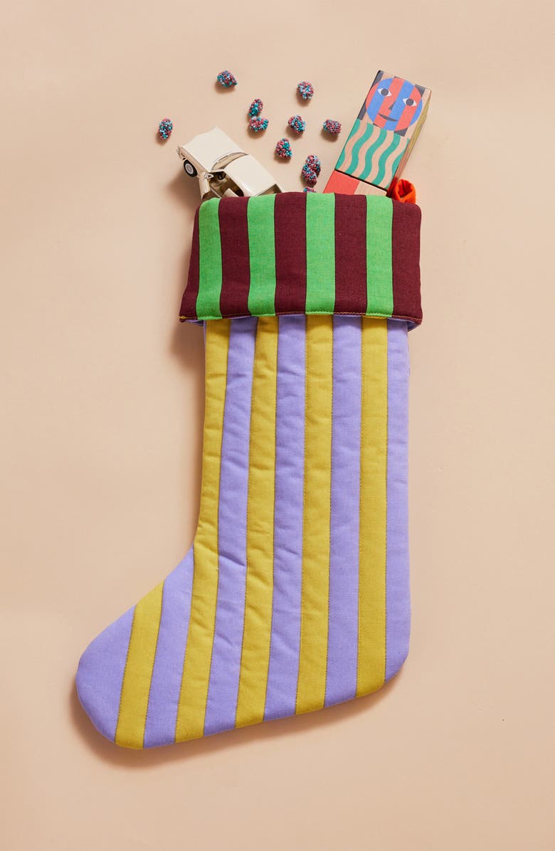Dusen Dusen Stripe Holiday Stocking, Alternate, color, 