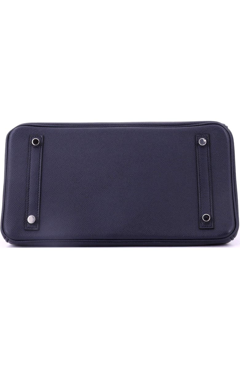 Pre-Owned Hermes Birkin Handbag Blue Epsom with Palladium Hardware 30, Alternate, color, Bleu Indigo