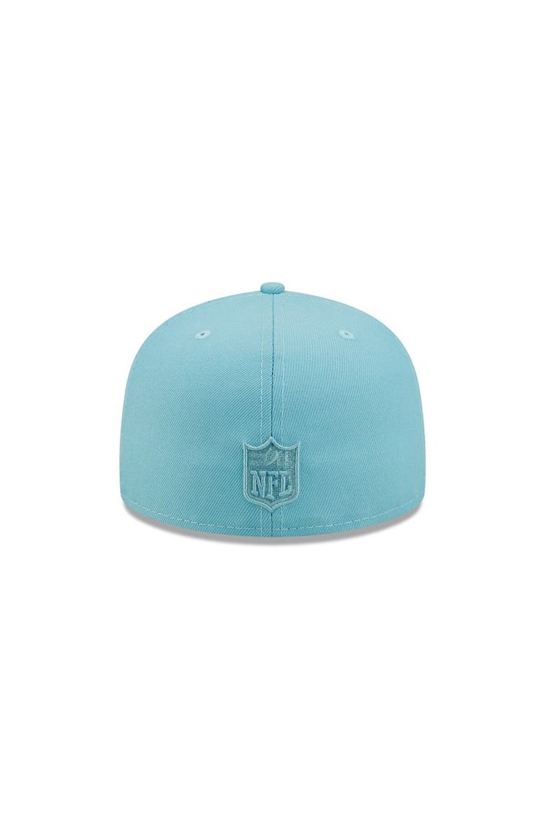 New Era Men's New Era Aqua Dallas Cowboys Color Pack 59FIFTY Fitted Hat, Alternate, color, 