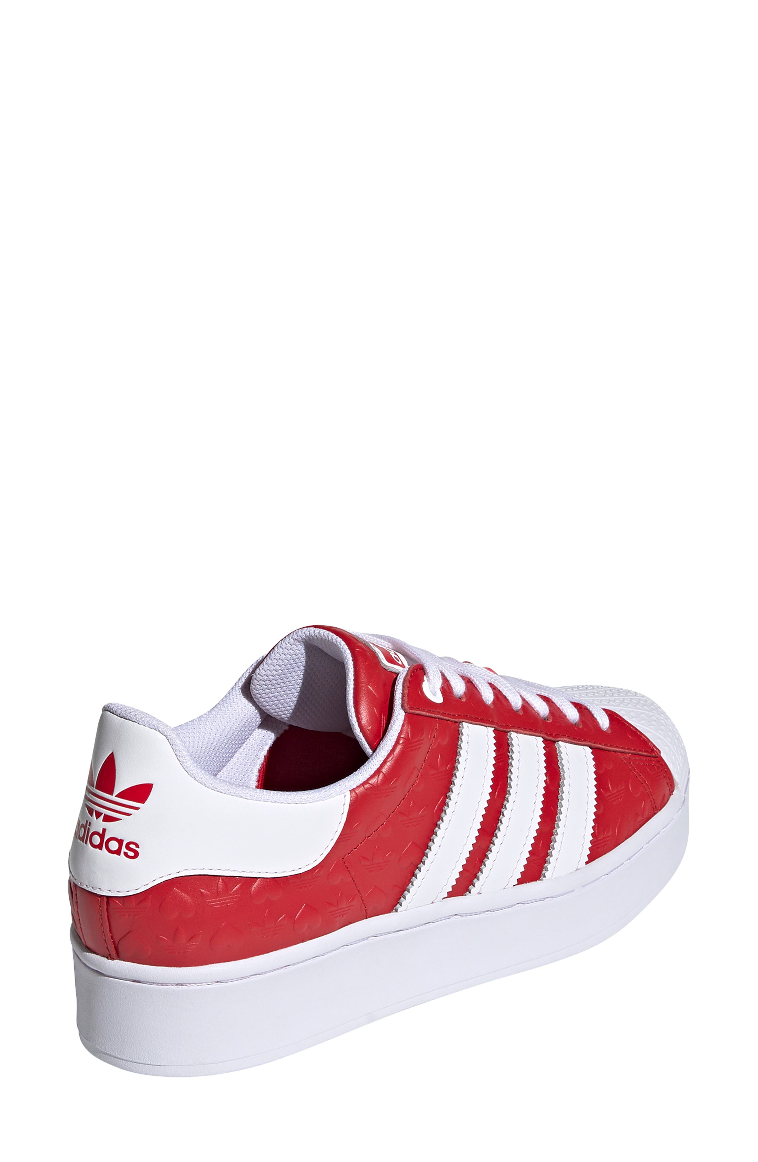 adidas Superstar Bold Valentines Sneaker, Alternate, color, 