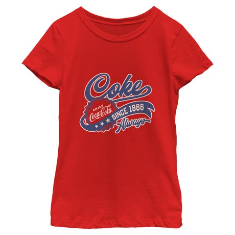 Girl's Coca Cola Always Enjoy Since 1886  Graphic T-Shirt