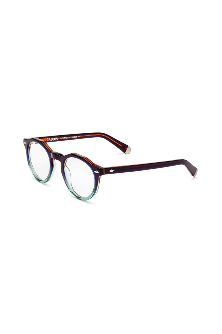 Dogleg | Reading Glasses, Alternate, color, 80-20 GLOSS BLACK AND VODKA