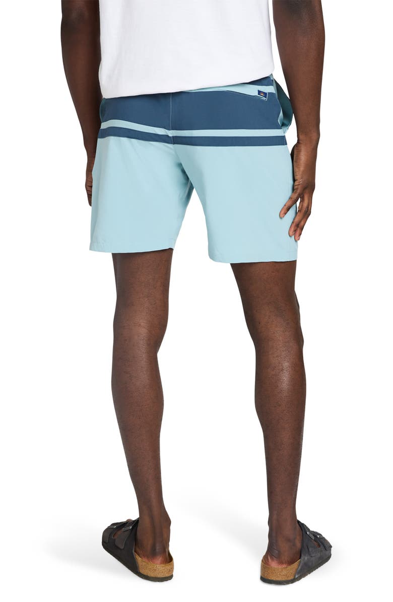 Faherty Shorelite 7-Inch UPF 50+ Swim Trunks, Alternate, color, Shore Teal