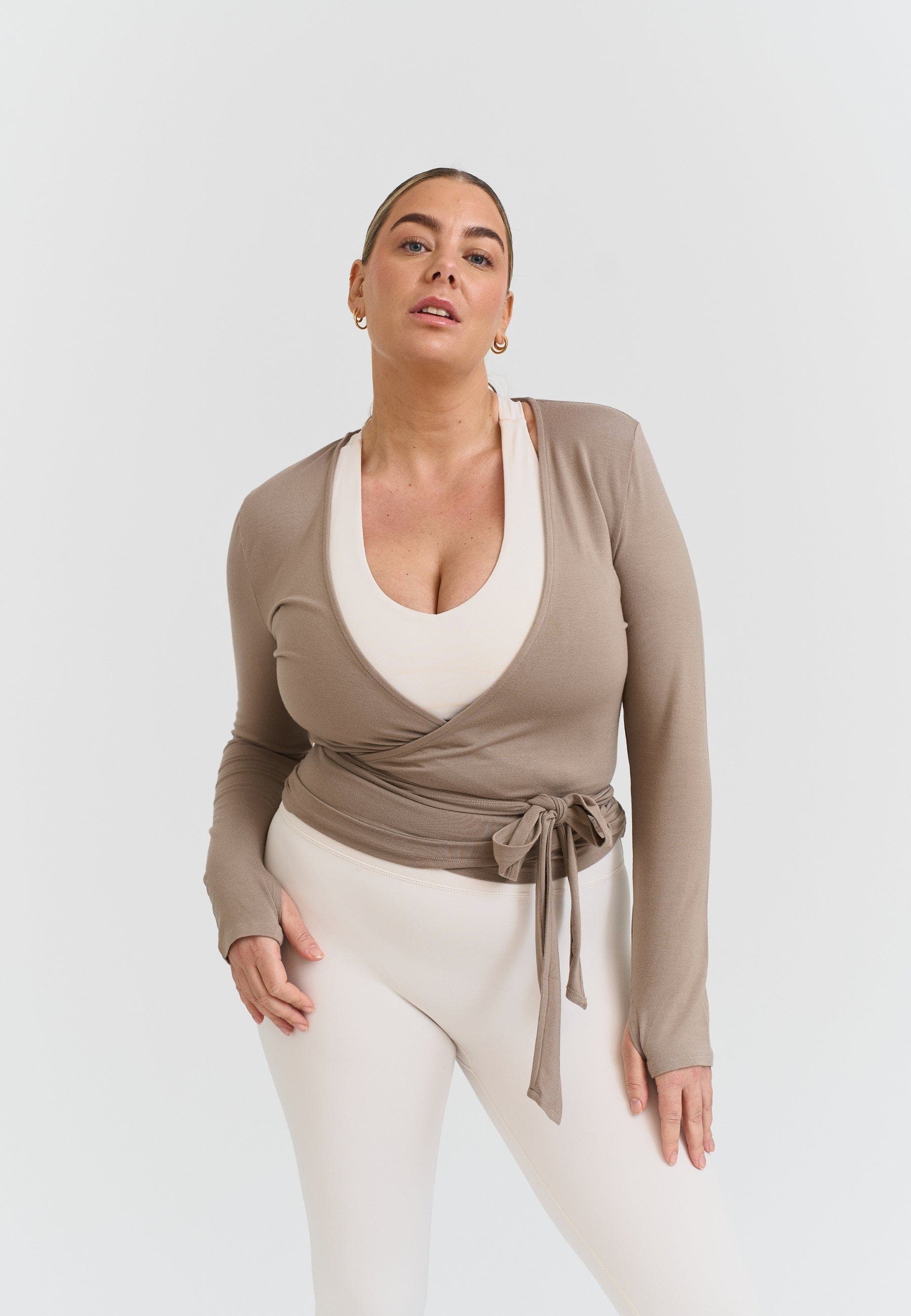 Sisterly Tribe Soft Ballet Wrap Top (Women) | Nordstrom