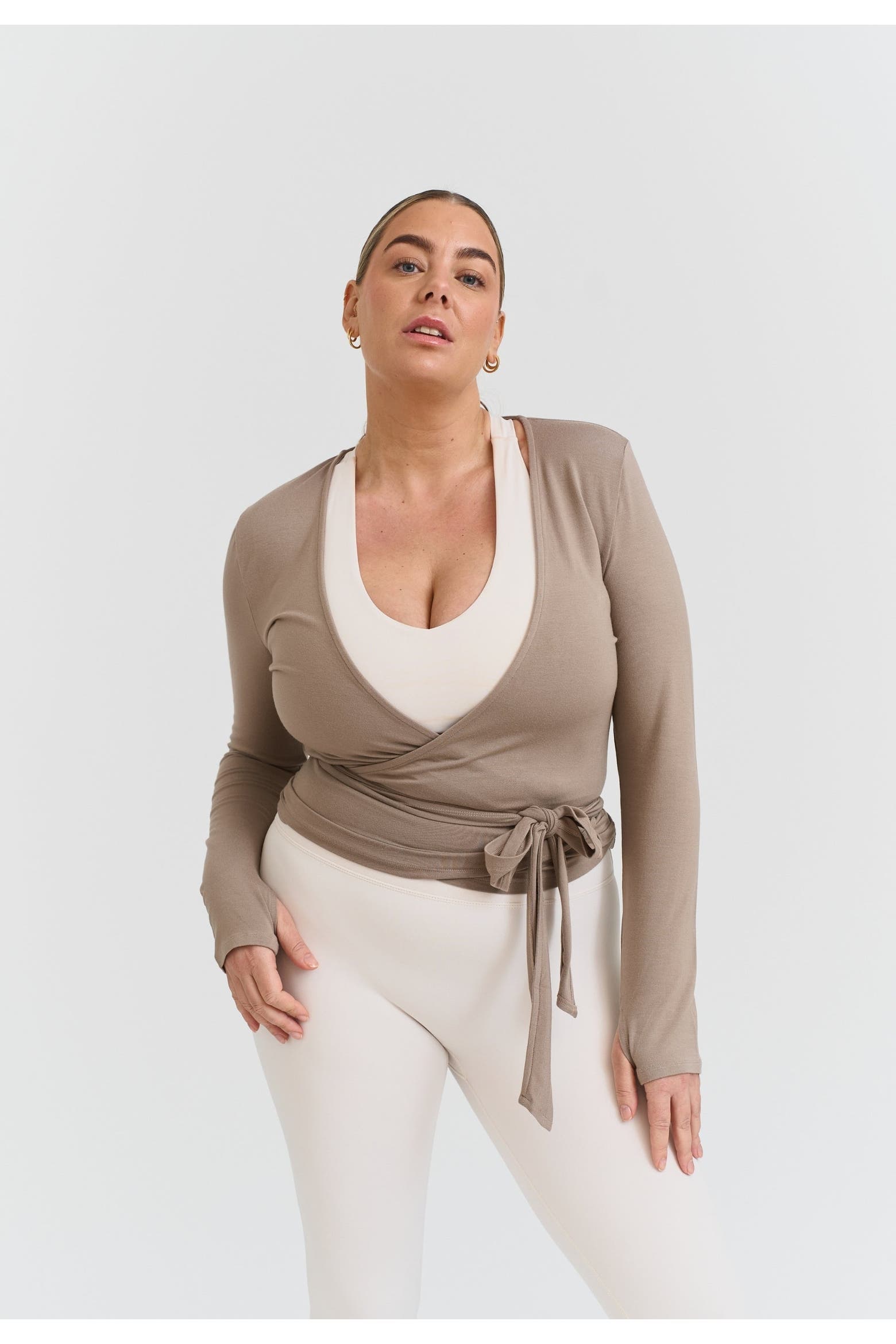 75 Soft Editable Sisterly Tribe Soft Ballet Wrap Top (Women) | Nordstrom