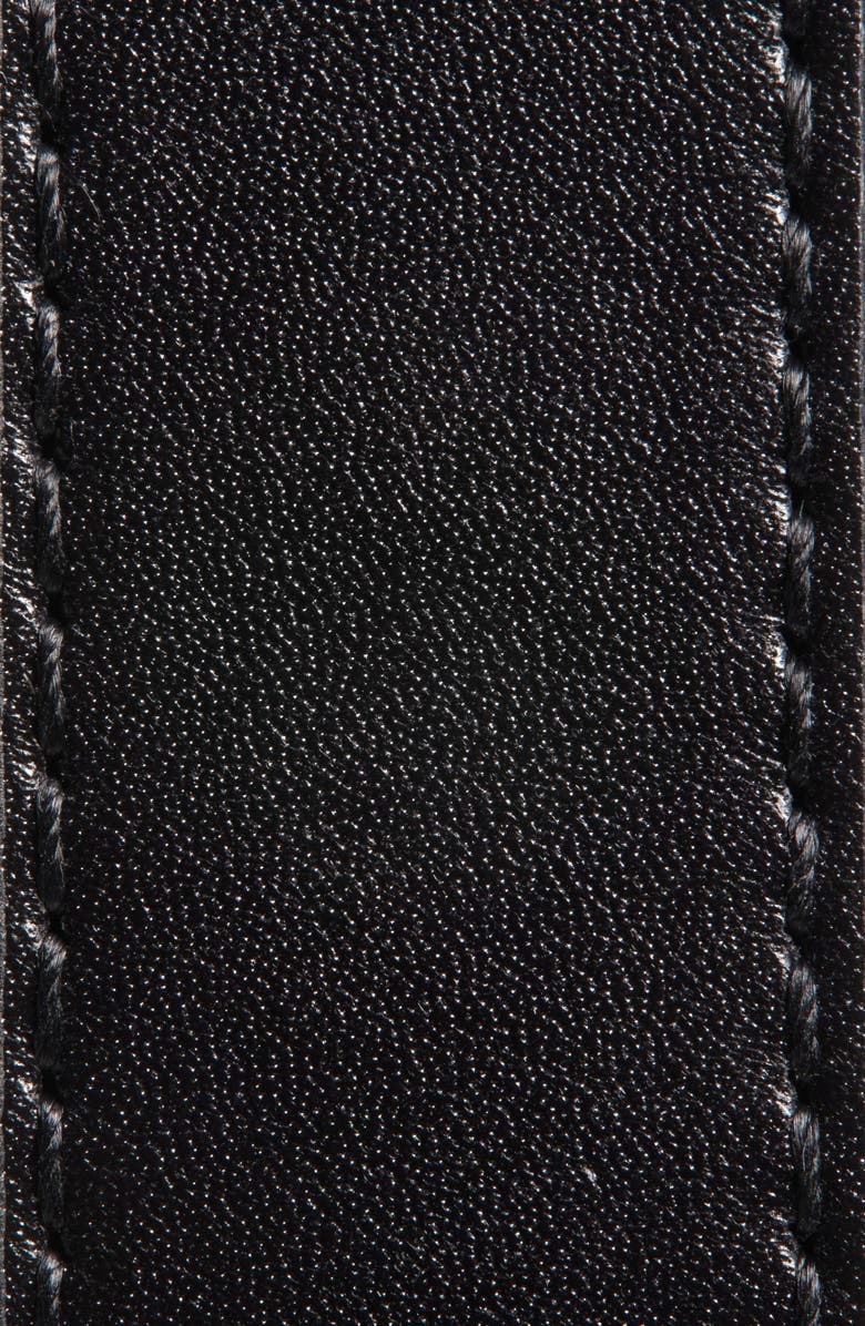 FRAME Simple Art Deco Leather Belt, Alternate, color,