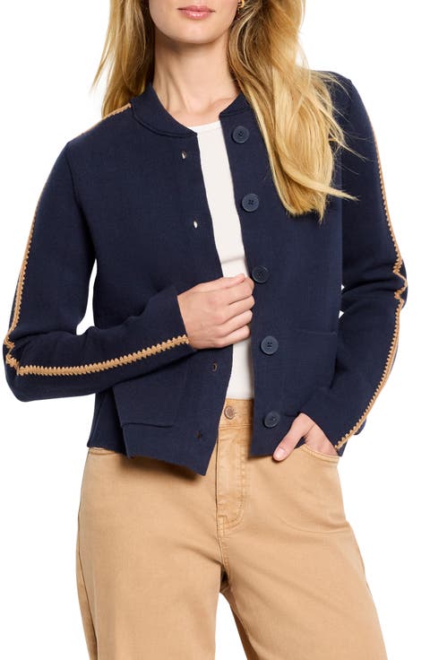 Dashing Dusk Cotton Blend Cardigan (Regular & Petite)