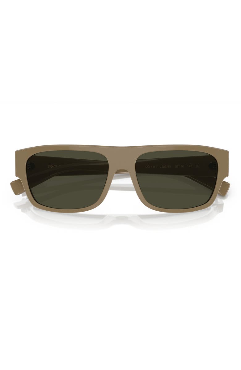 57mm Rectangular Sunglasses
