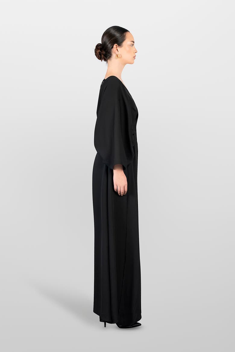 Maxi Tagua Dress, Alternate, color, Black