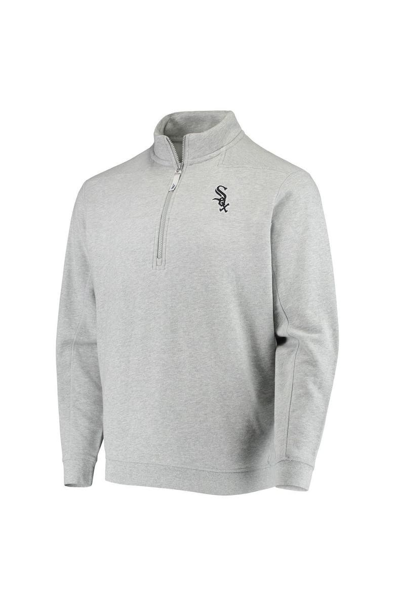 vineyard vines Men's Vineyard Vines Heather Gray Chicago White Sox Shep Shirt Quarter-Zip Sweatshirt, Alternate, color, Heather Gray