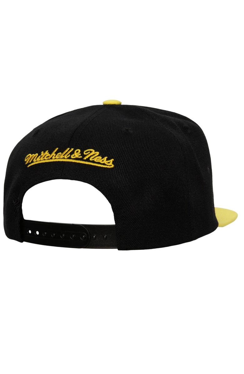 Mitchell & Ness Men's Mitchell & Ness Black/Gold Iowa Hawkeyes 2-Tone 2.0 Snapback Hat, Alternate, color, Black