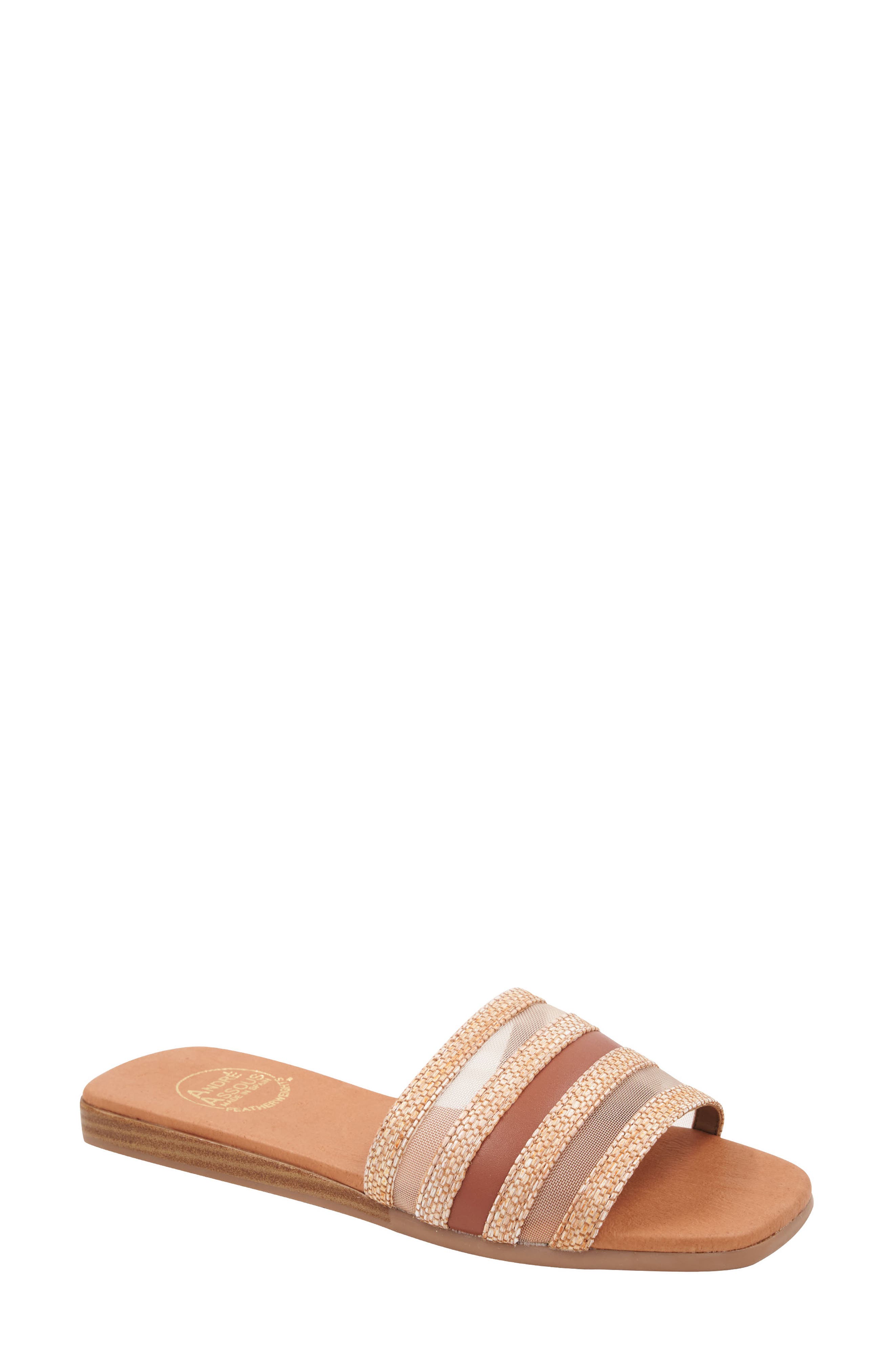 Kaila Slide Sandal, Main, color, CUERO