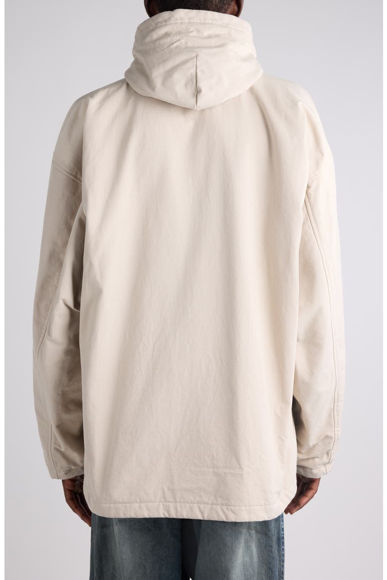 Cotton Blend Hooded Jacket, Alternate, color, 9710 LIGHT BEIGE