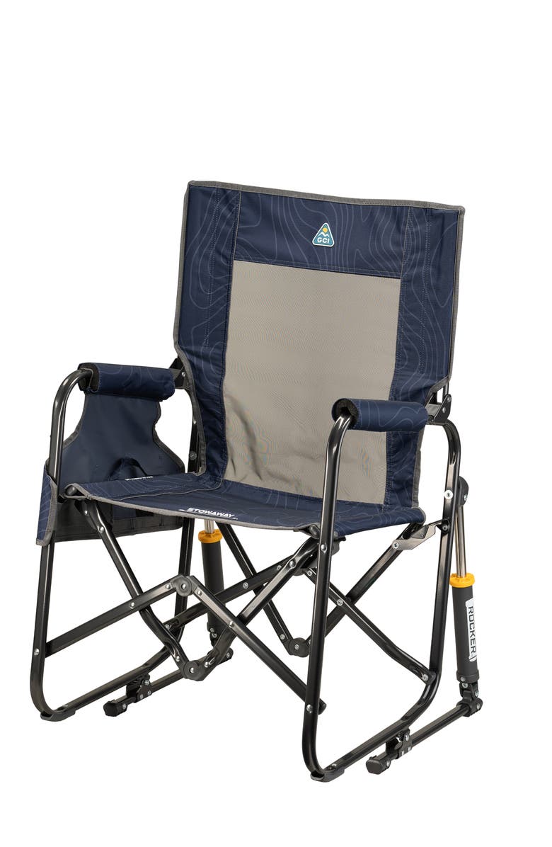 GCI Stowaway Rocker, Alternate, color, Navy Topo