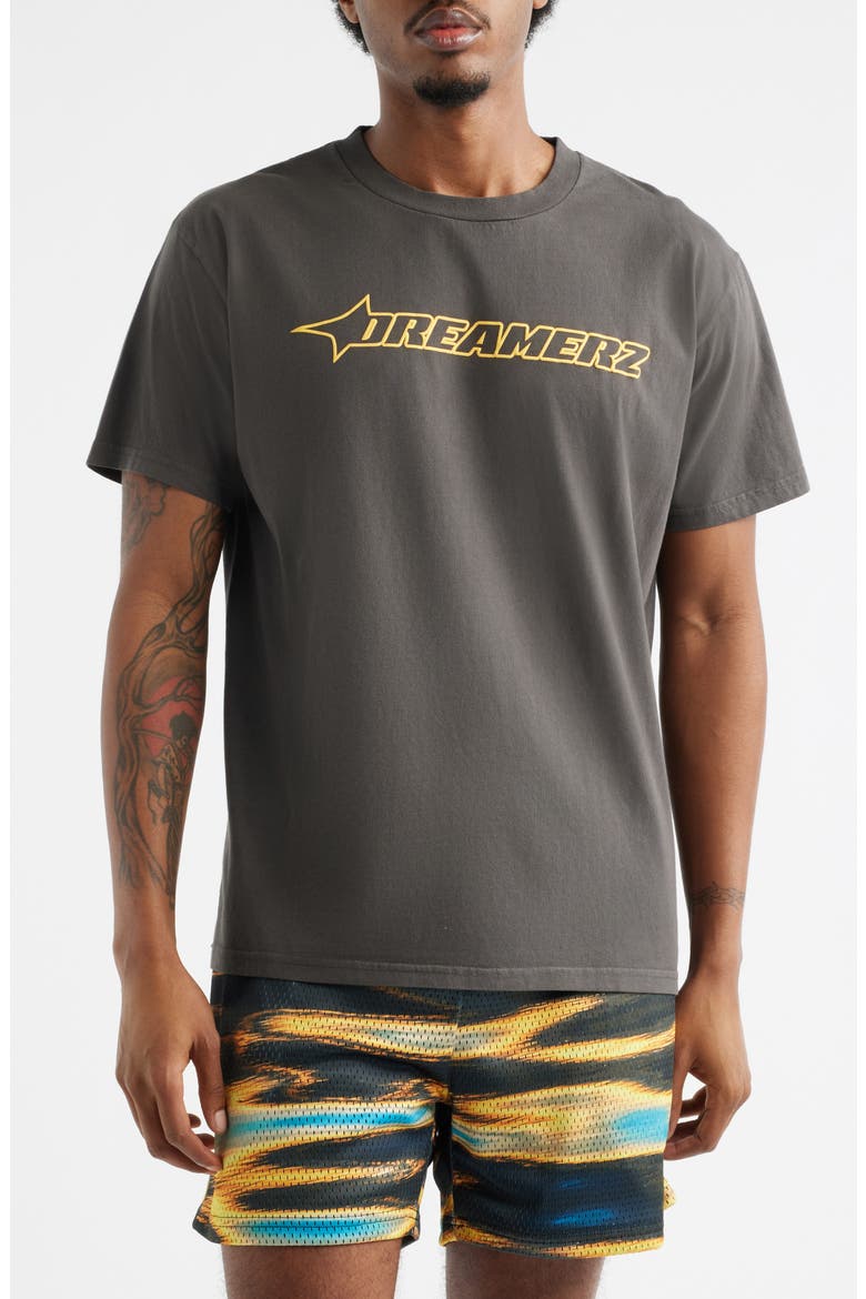 Dreamerz Star Graphic T-Shirt, Main, color, BLACK