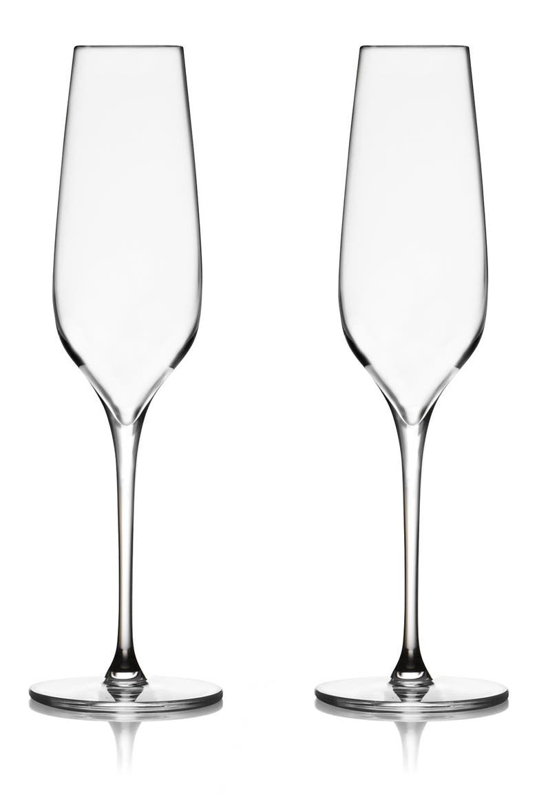 Vie Champagne Flutes - Set of 2, Main, color, NO COLOR