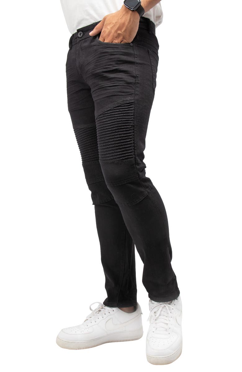 XRAY Stretch Moto Slim Jeans, Alternate, color, 