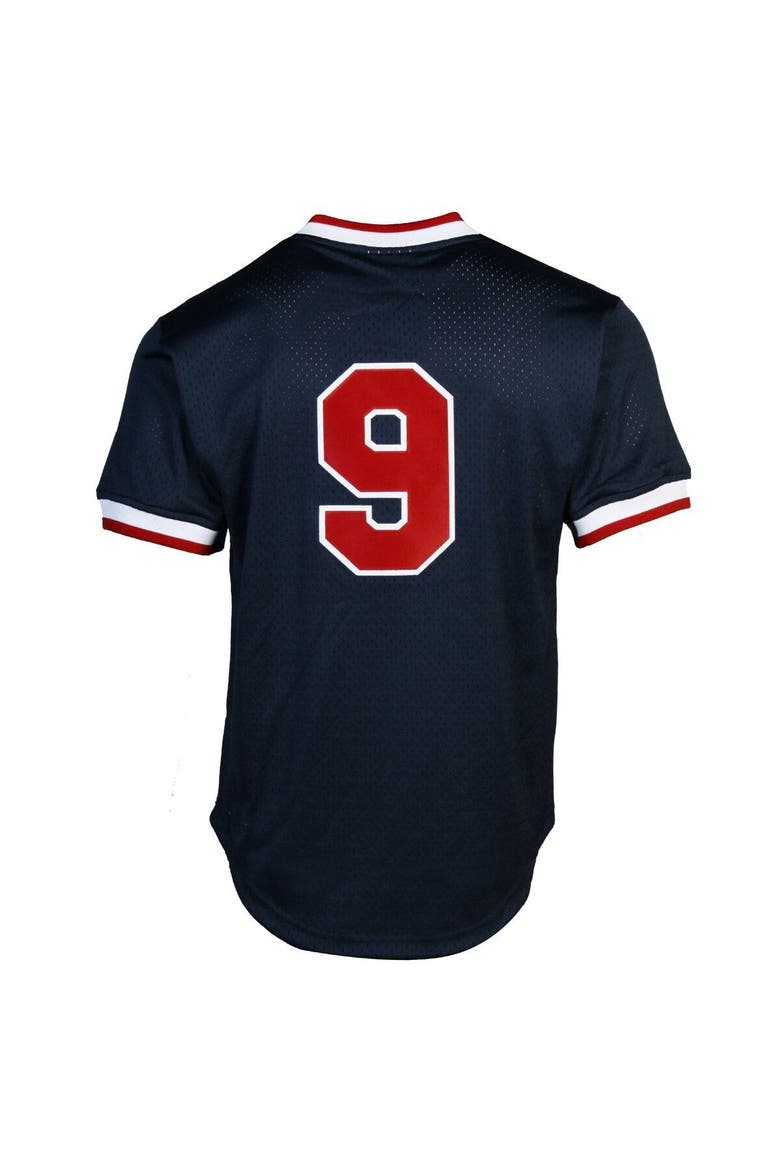 Ted Williams Boston Red Sox 1990 Authentic Cooperstown Collection Batting Practice Jersey - Navy Blue, Alternate, color, Navy