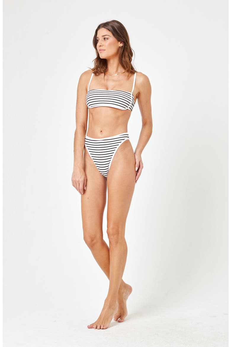 Hazel Stripe Bikini Top, Alternate, color, SAIL ALONG STRIPE