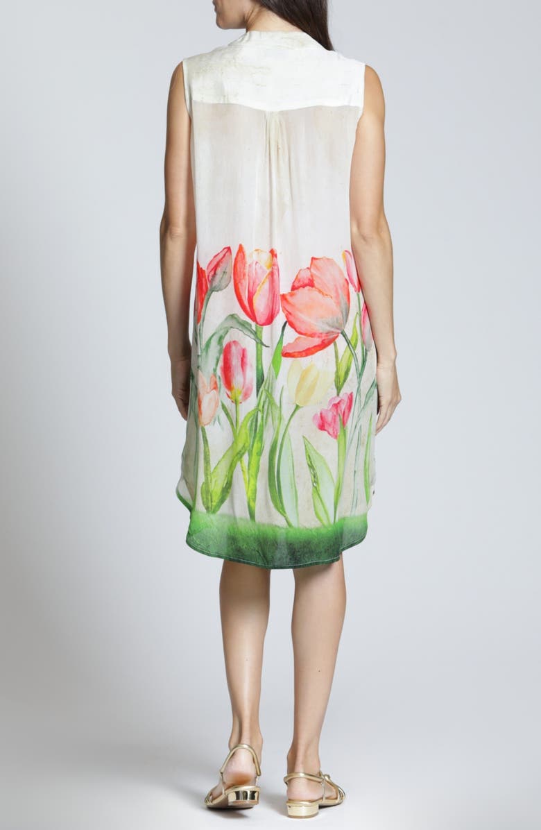 APNY Sleeveless Shift Dress, Alternate, color, Green Multi