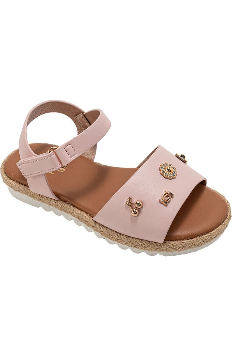 bebe Fleur Sandal, Main, color, Blush