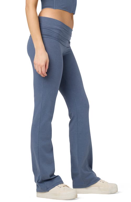 Florence By Mills Fold Down Flare Pants In Grisaille