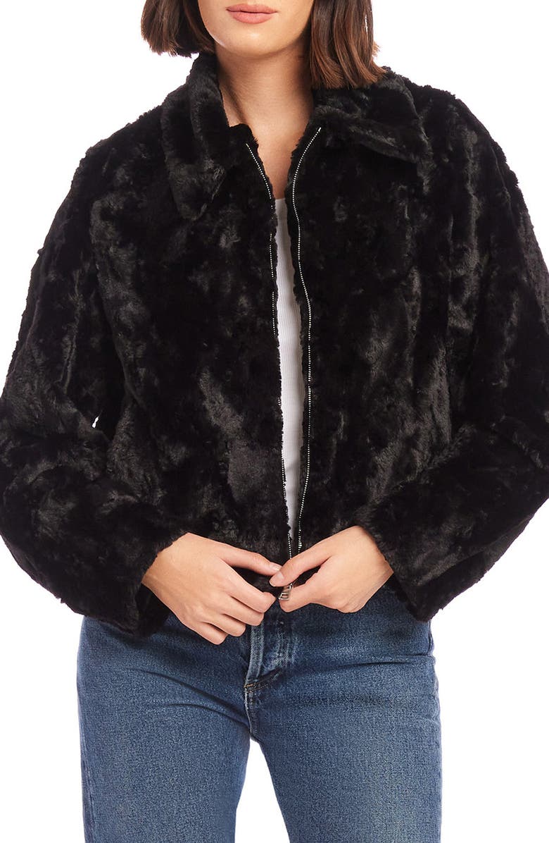FIFTEEN TWENTY Kylie Faux Fur Jacket, Main, color,