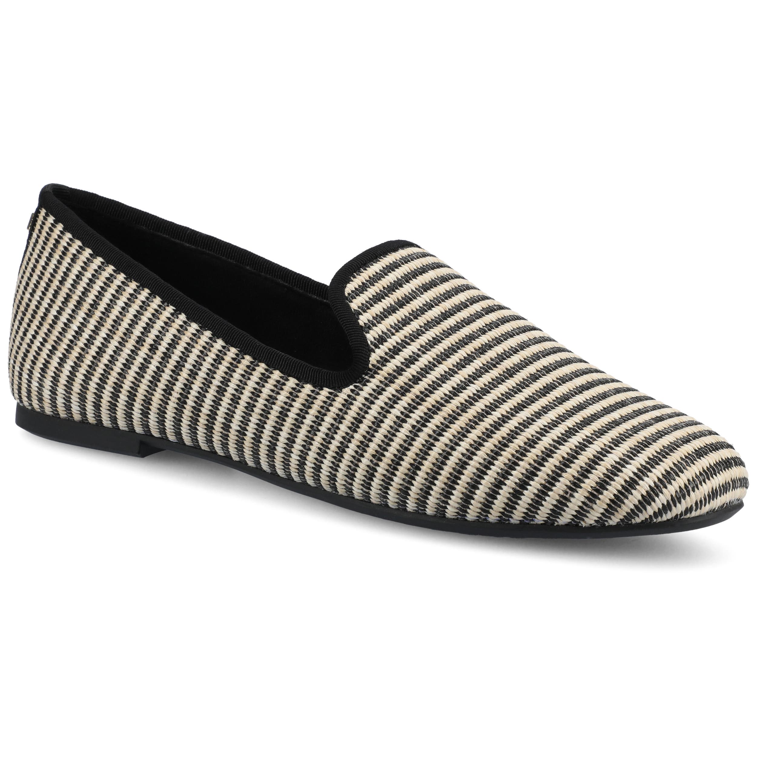 Birdies The Starling, Main, color, Black/Off White Raffia