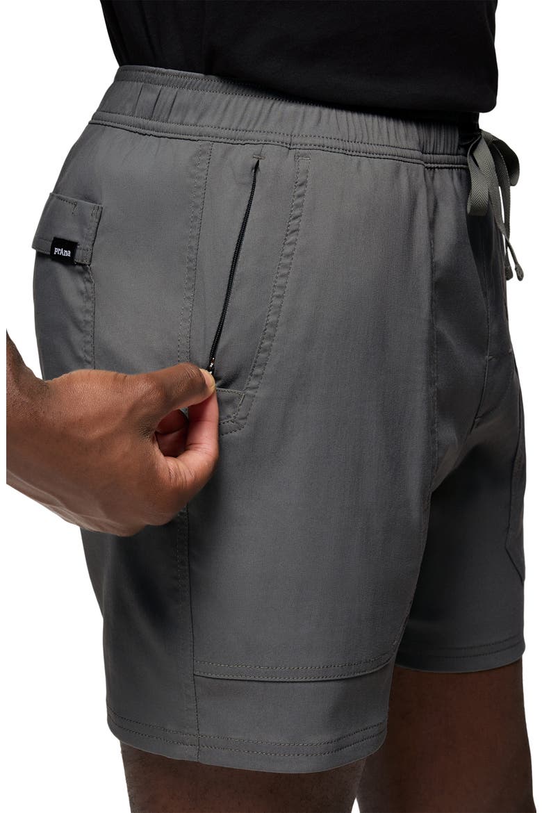 Stretch Zion™ Drawstring Waist Shorts, Alternate, color, THYME