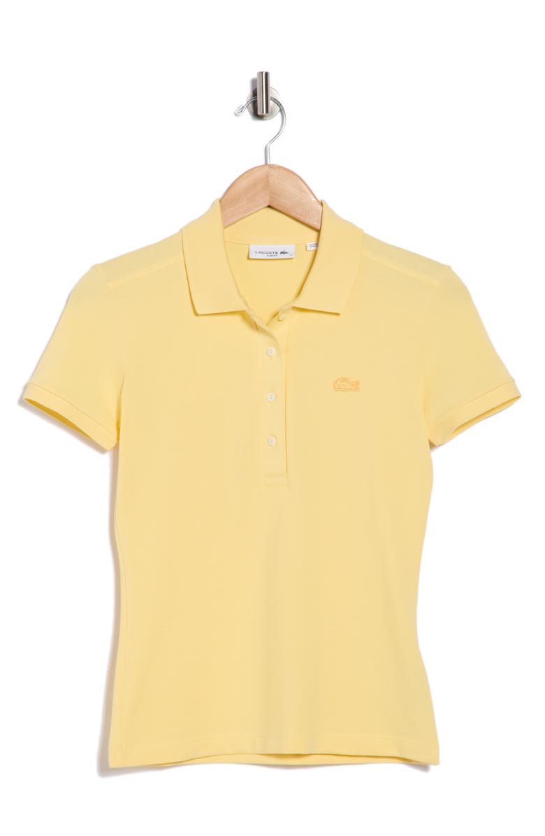 Lacoste x BANDIER Slim Fit Piqué Polo, Alternate, color, Napolitan Yellow