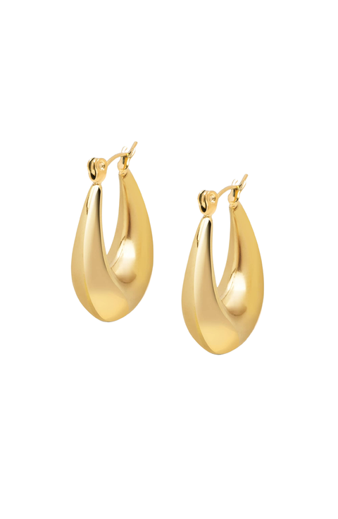 Clasp Hoop Earrings