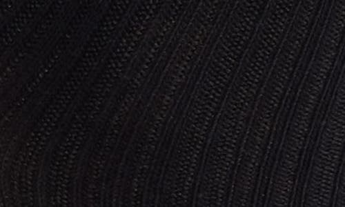High Heel Jungle Frilly Cuff Crew Socks In Black