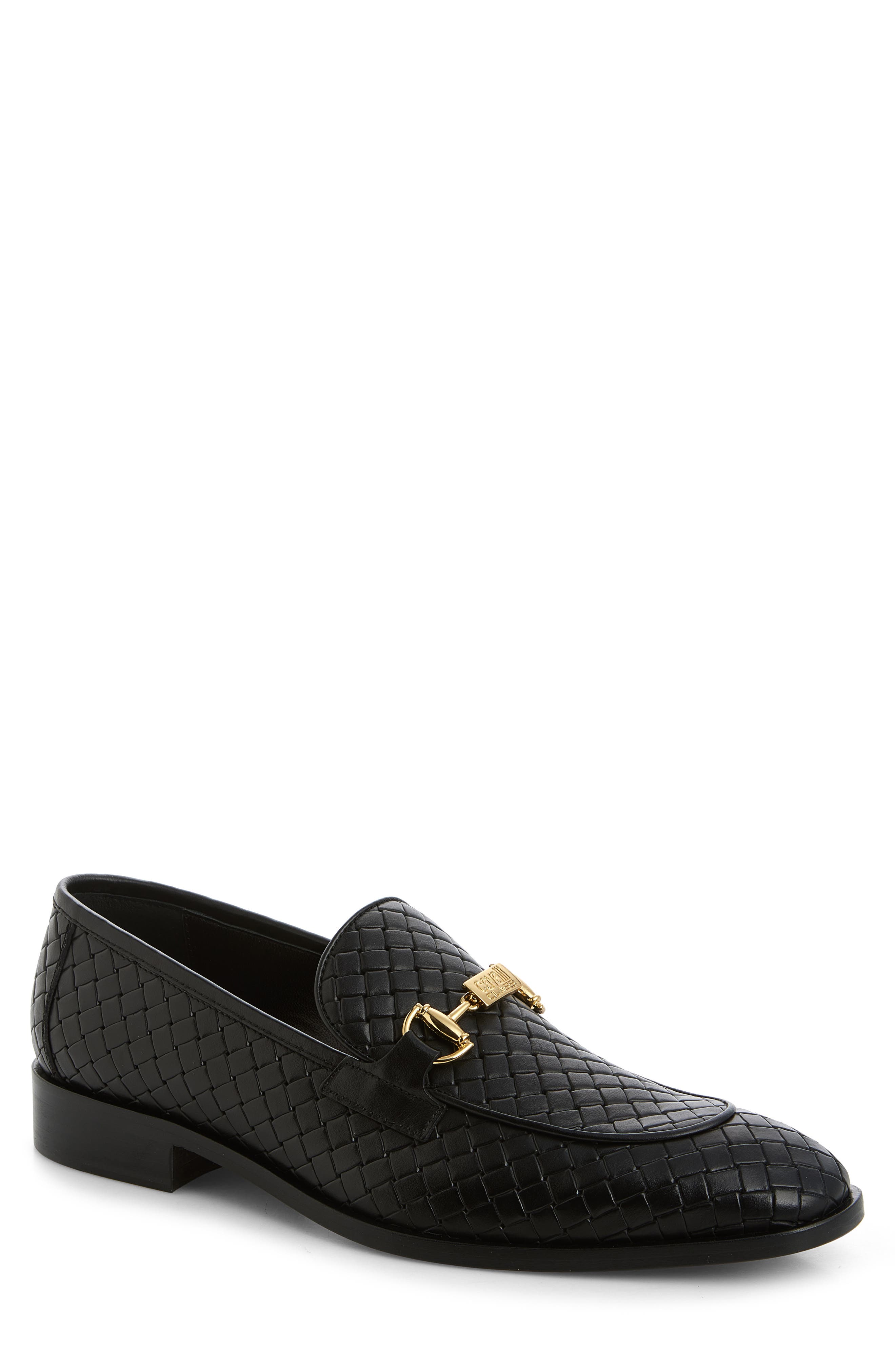 Roberto Cavalli Woven Bit Loafer